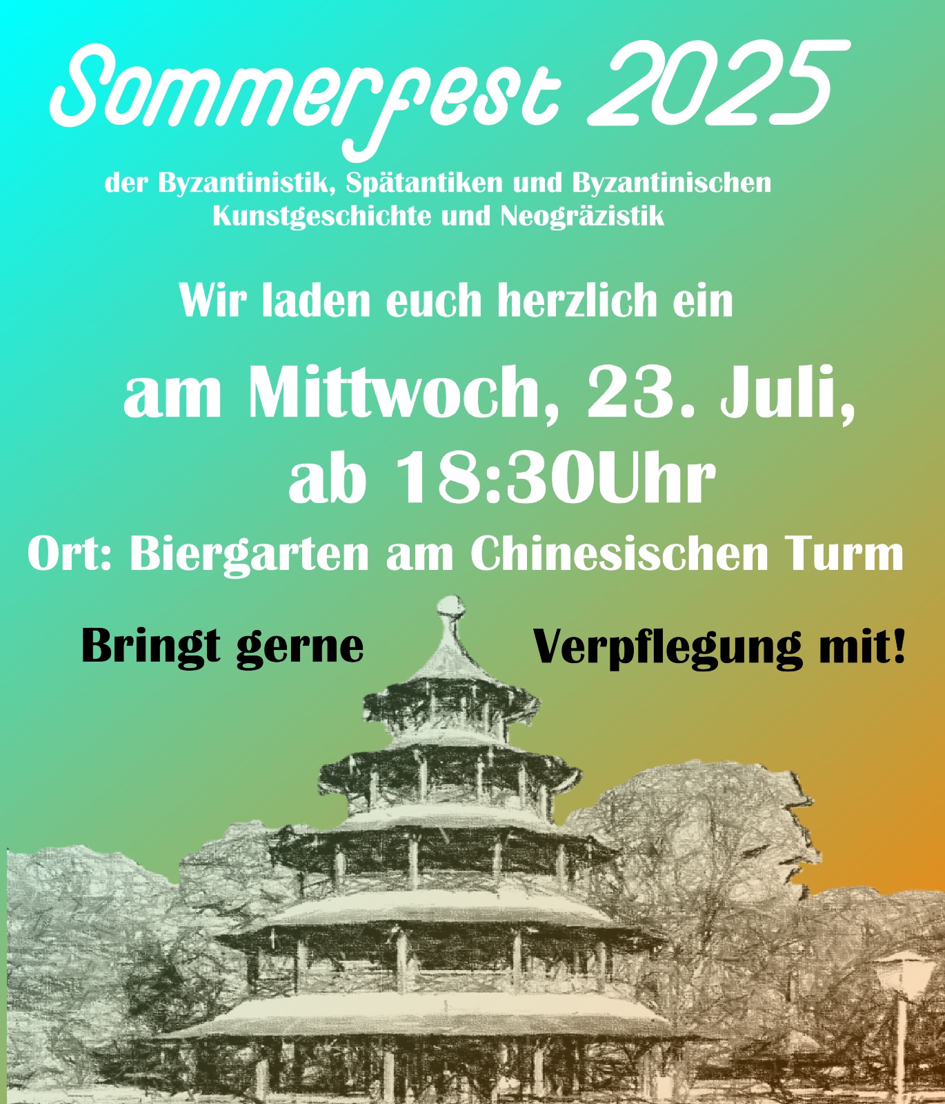 Sommerfest Plakat